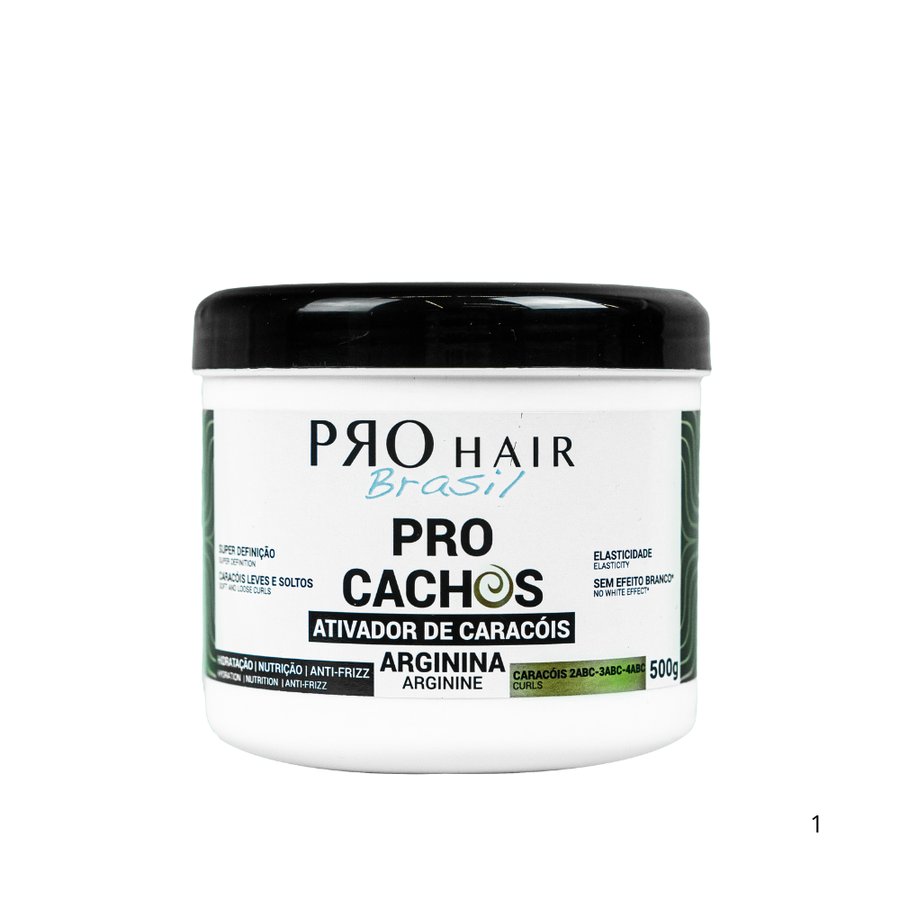 Ativador de Caracóis Arginina 500g - Pro Hair Brasil