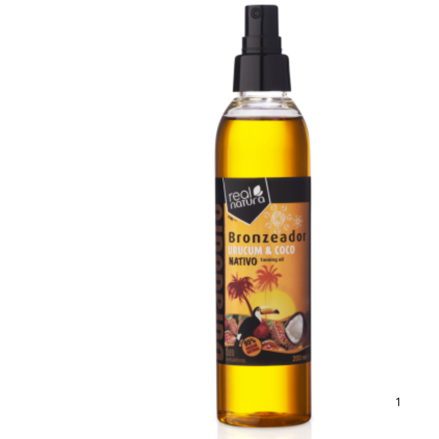 Annatto + Coconut Tanning Oil 200ml - Real Natura