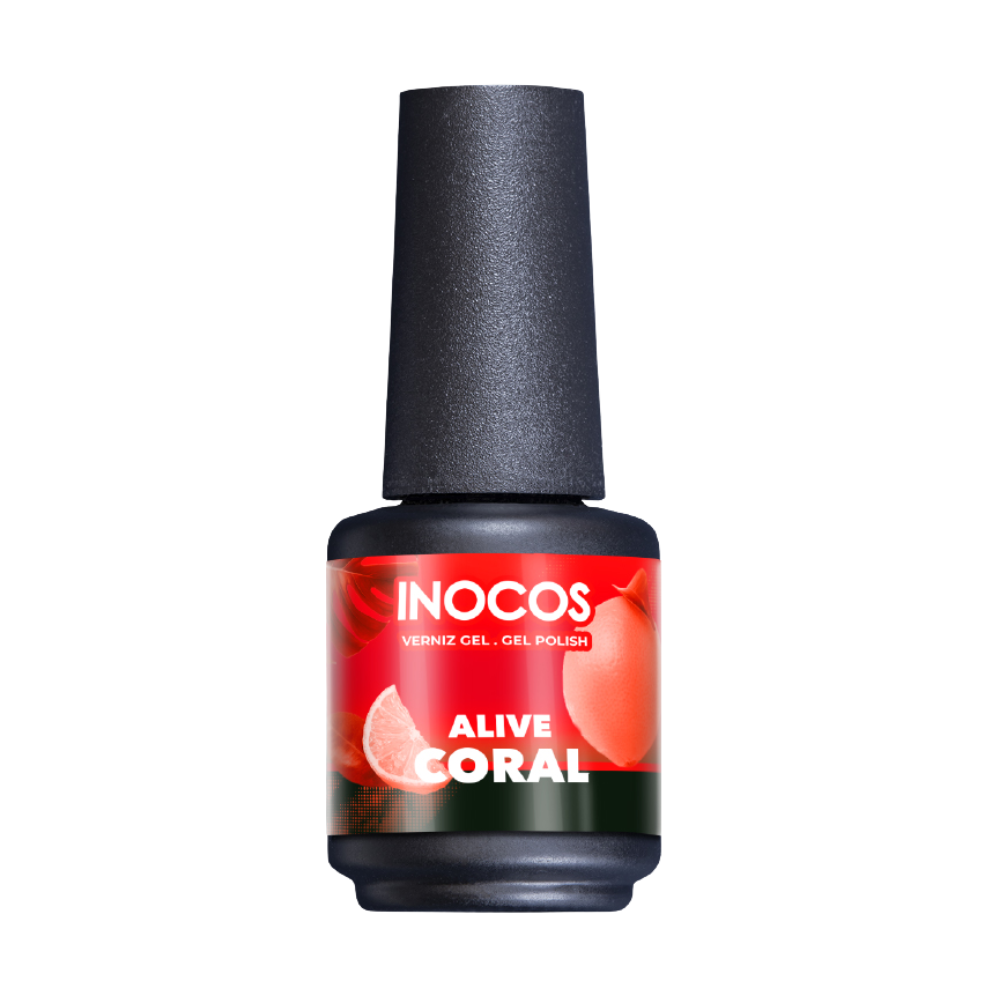 Verniz Gel CF4 Alive Coral 15ml - Inocos