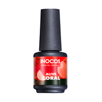 Verniz Gel CF4 Alive Coral 15ml - Inocos