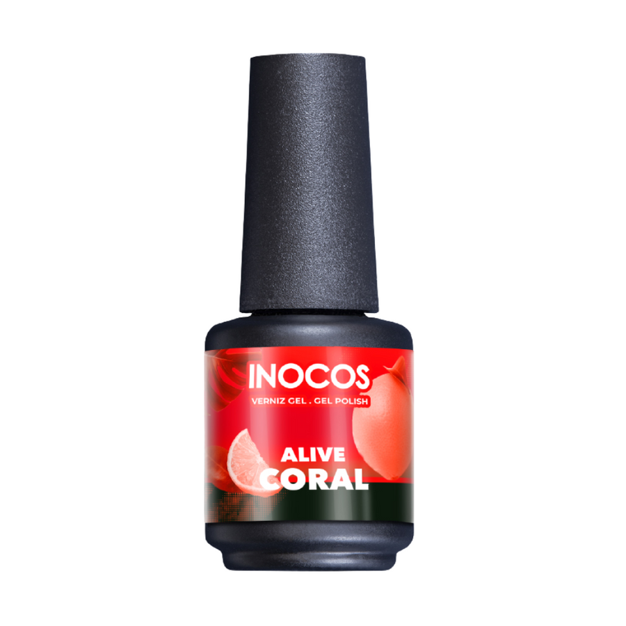 Verniz Gel CF4 Alive Coral 15ml - Inocos