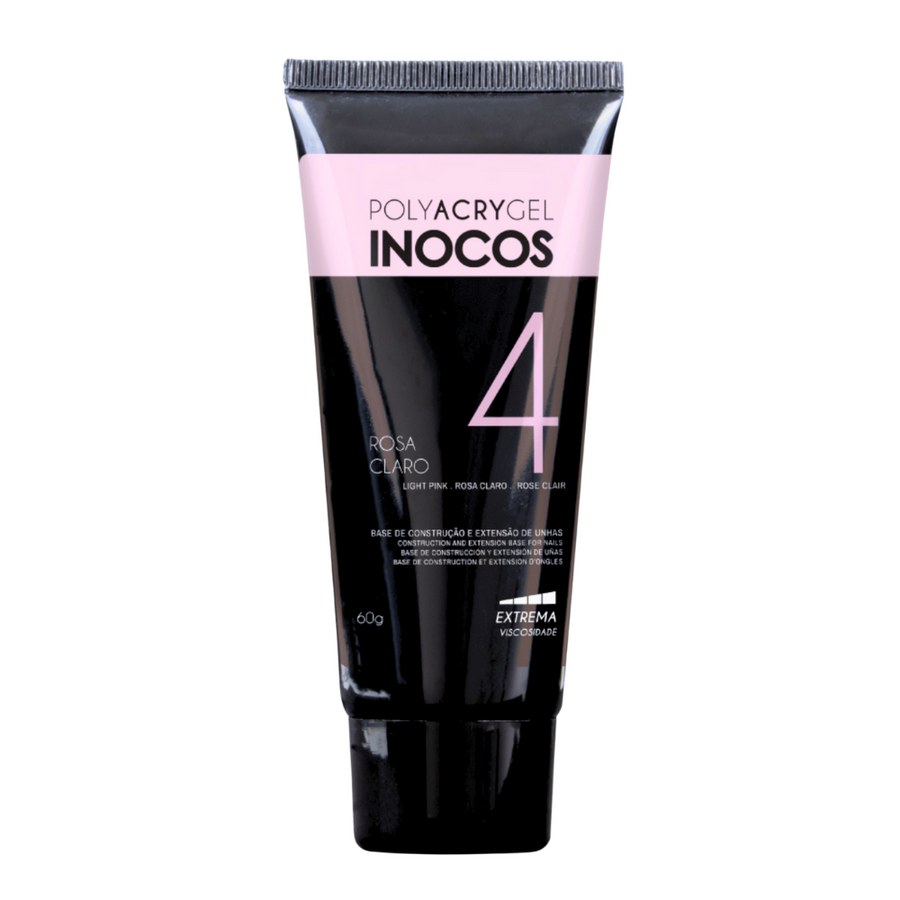 Polyacrygel Bisnaga Rosa Claro 60g - Inocos