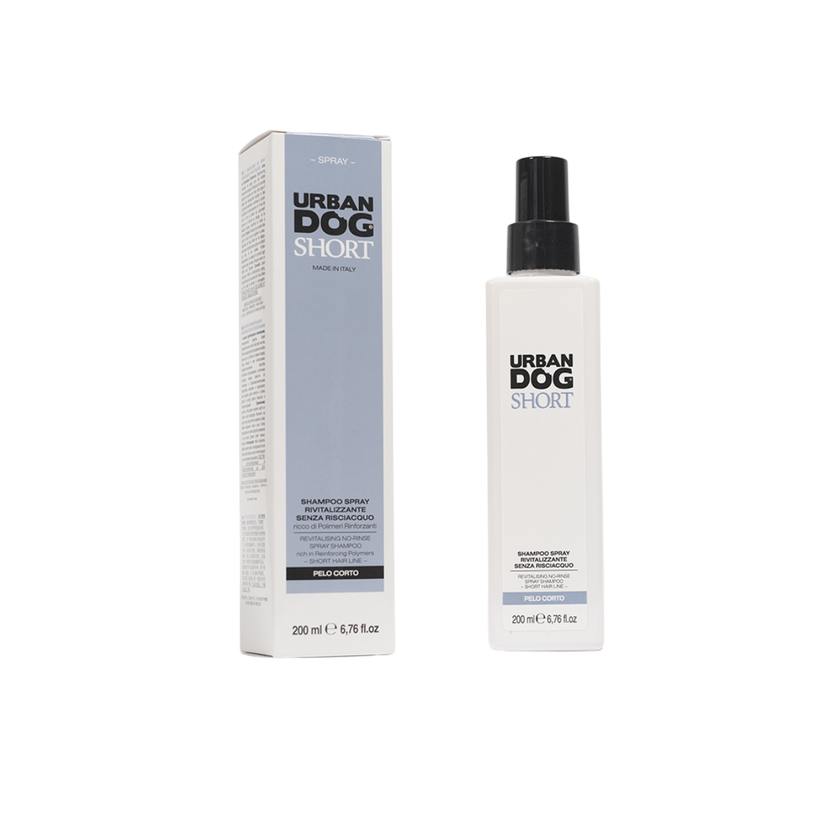 Urban Dog - Shampoo Spray Sem Enxaguar Pelo Curto 200ml