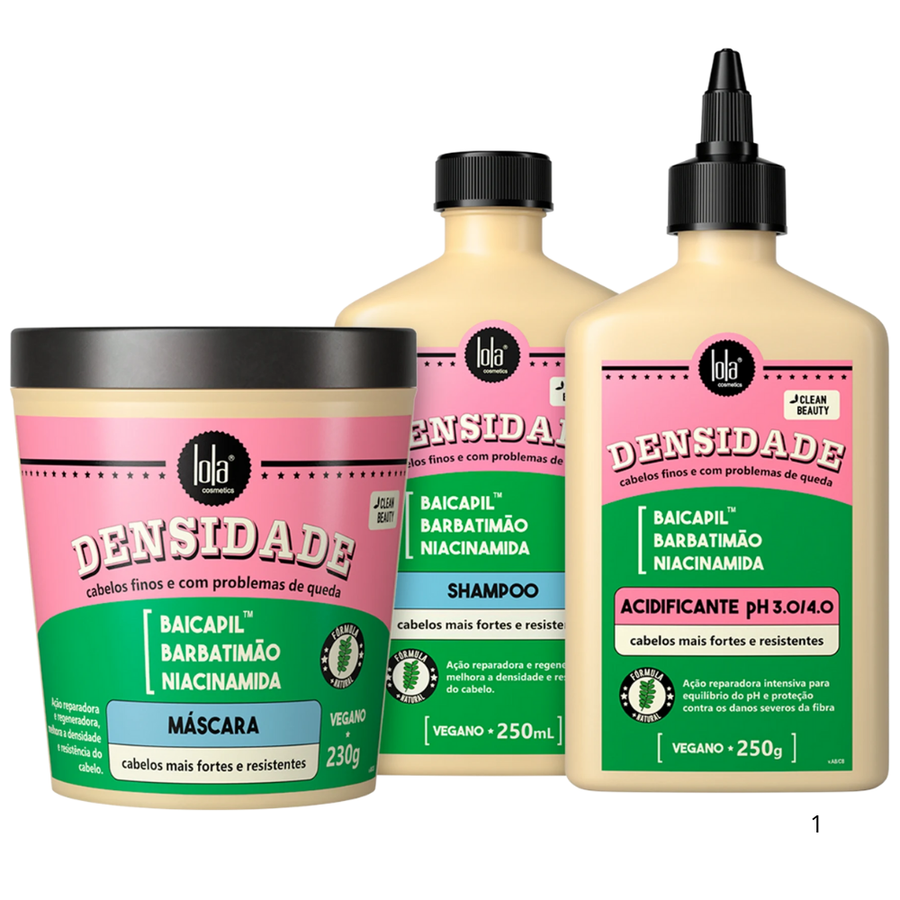 Kit Lola Cosmetics Densidade Essential Trio (3 Produtos)