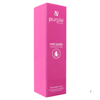 Purple - Nail Pads Compressas Sem Fiapos 325 Unidades