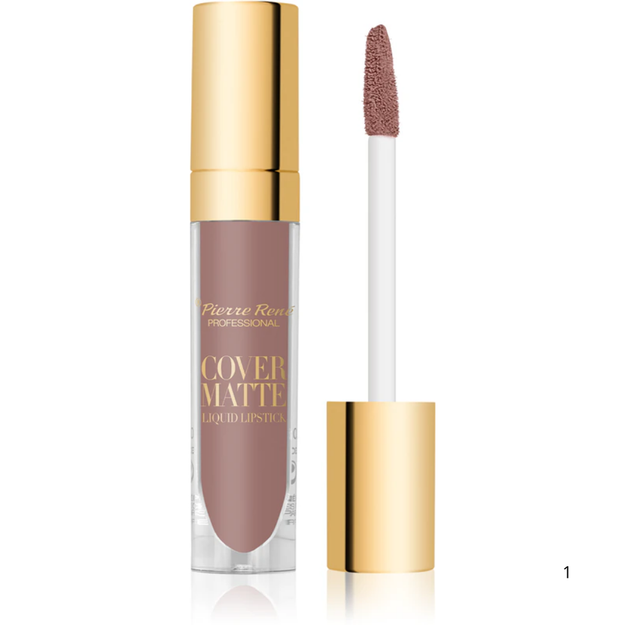 Pierre Rene'- Batom liq. Cover matte 01 True Red