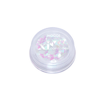 Glitter Xi-Coração Branco Holográfico 1g - Inocos