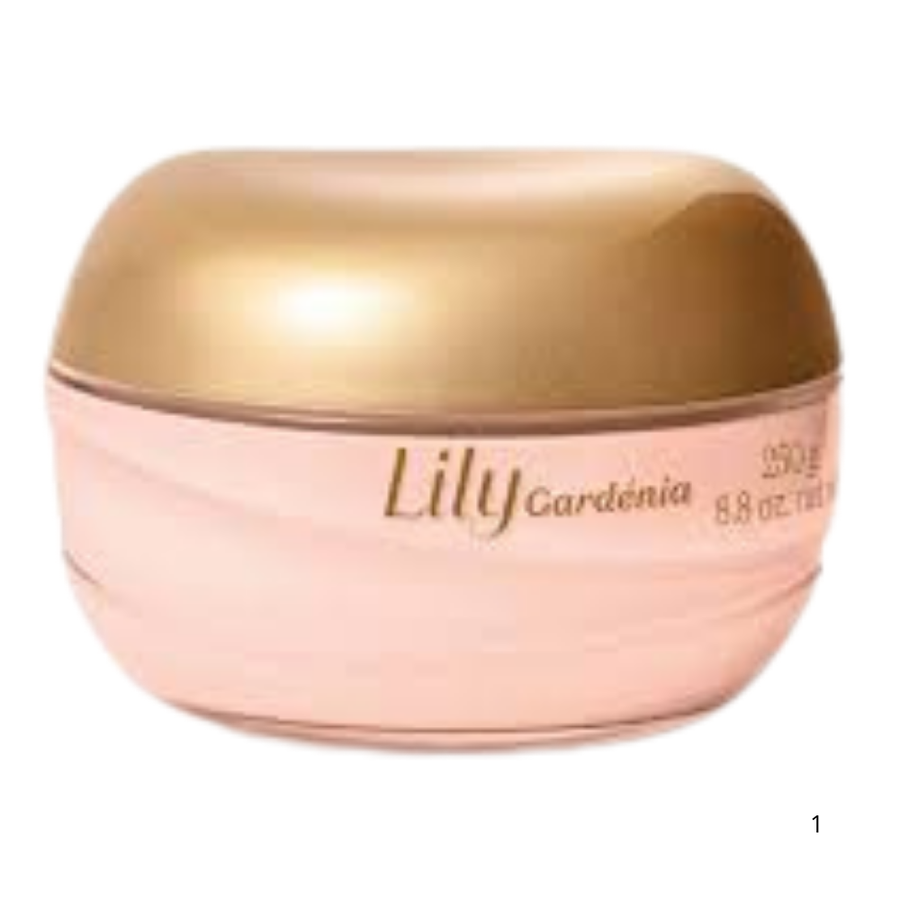 Creme Hidratante Acetinado Lily Gardénia 250G -Boticario