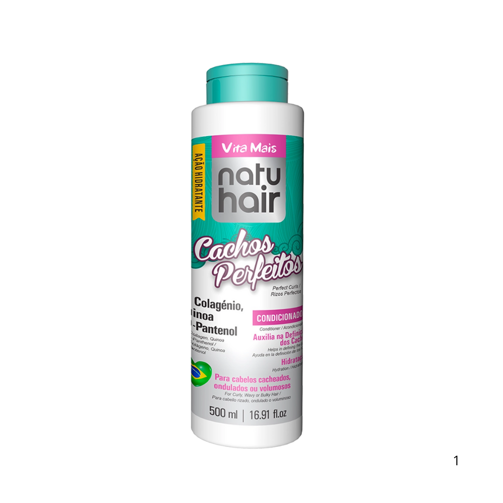 Condicionador Cachos Perfeitos 500ml - Natuhair
