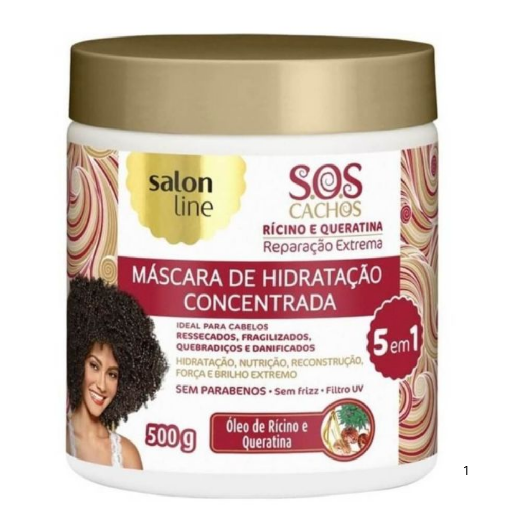 Castor Oil and Kerantin Mask 500ml -SalonLine