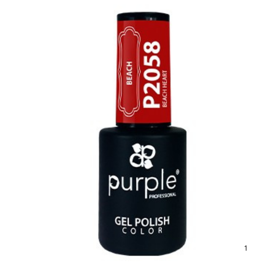 Purple -Gel Polish Beach Heart 10ml