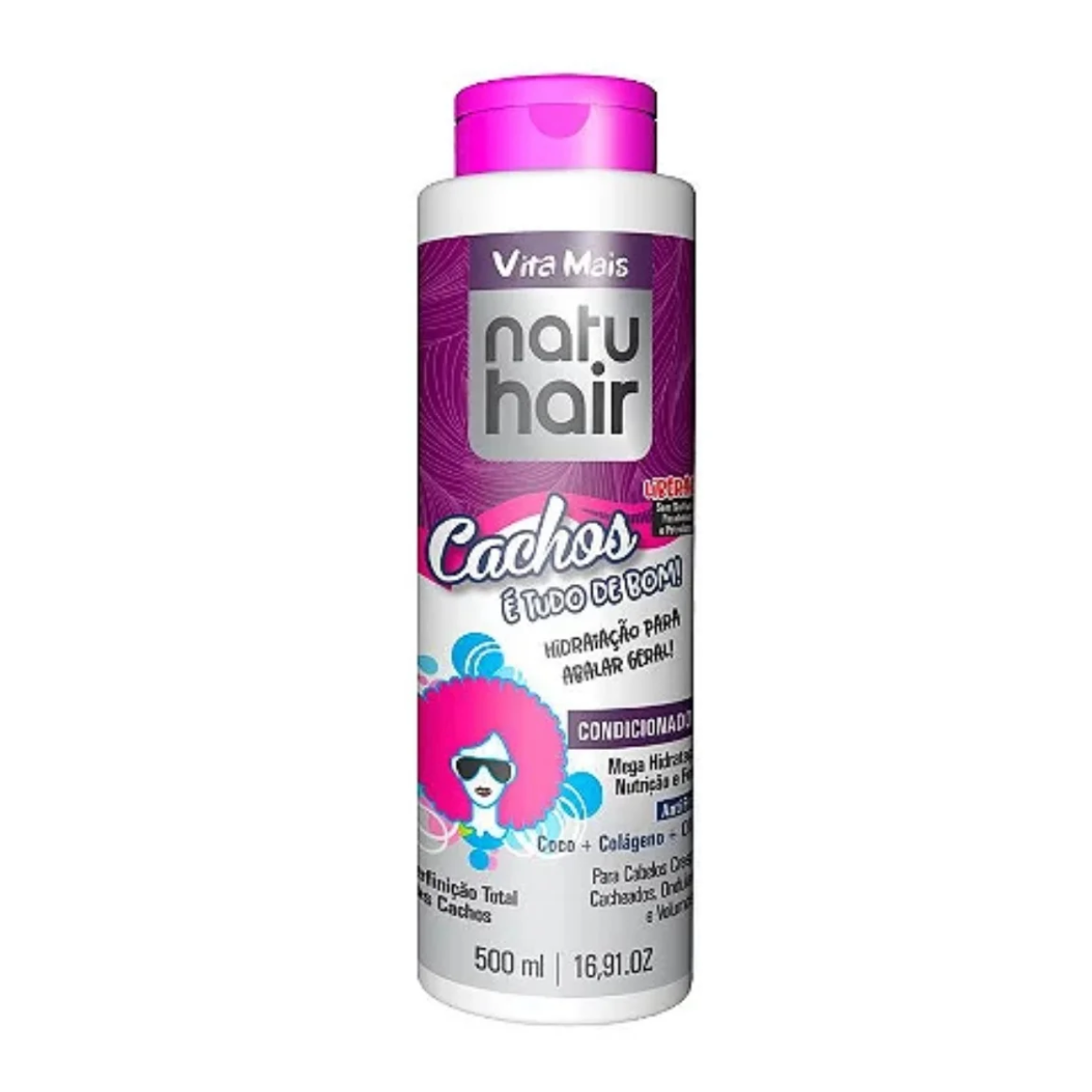 Condicionador Cachos  É Tudo de Bom 500ml - Natuhair