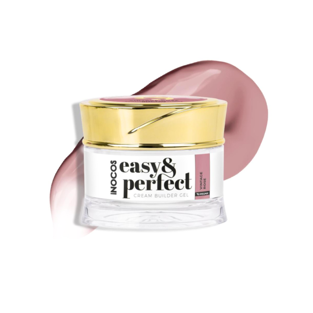 Easy e Perfect Cream Builder Gel Vintage Rose 50g - Inocos