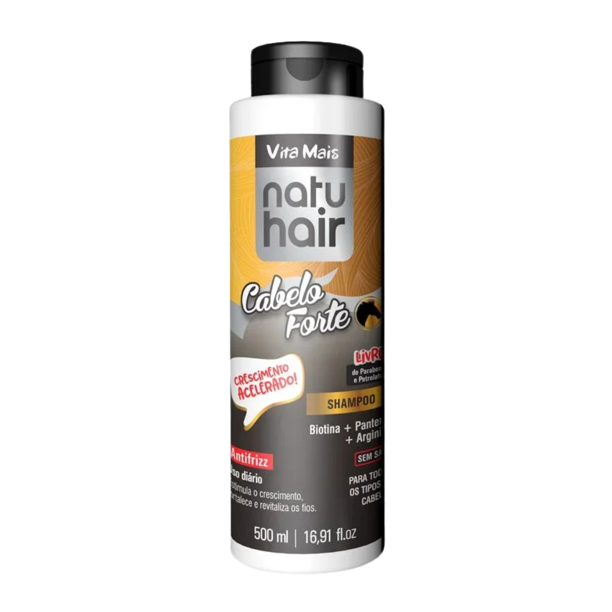 Shampoo Cabelo Forte 500ml - Natuhair