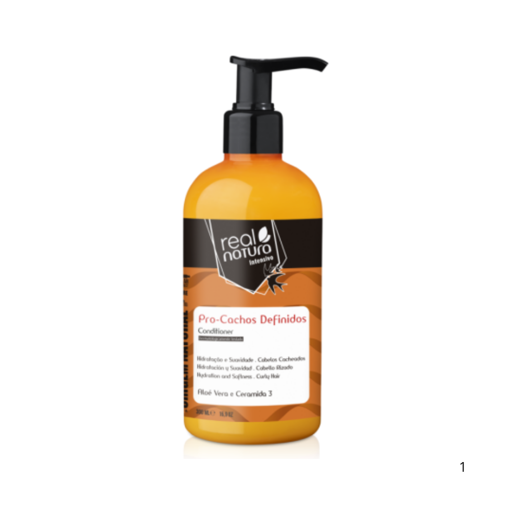 Condicionador Pro-cachos Definidos Aloe Vera E Ceramida 300ml - Real Natura