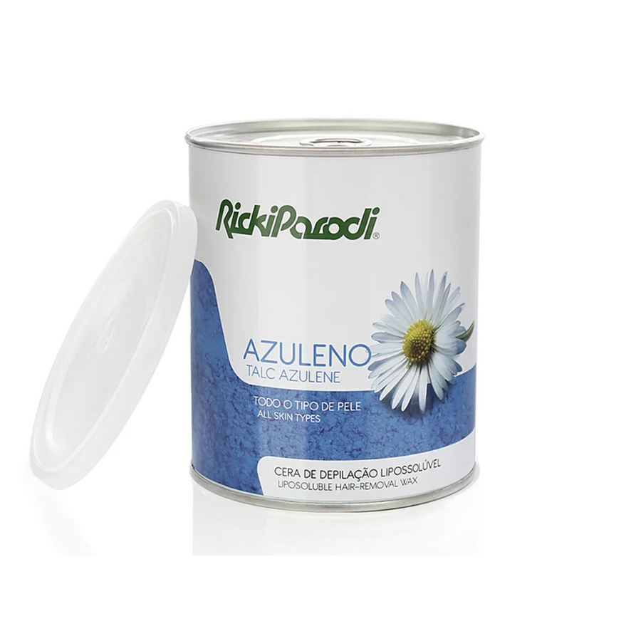 Cera Depilatoria Lipossolúvel Azuleno Talco 800g - Ricki Parodi