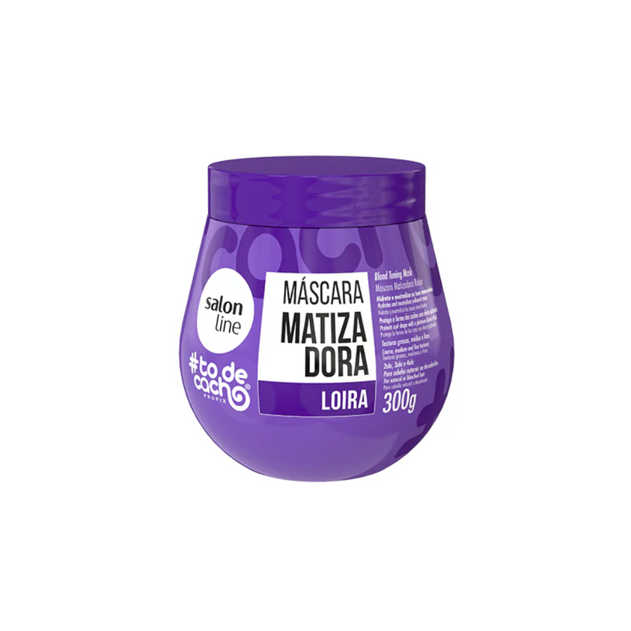 Todecacho Blonde Toning Mask 300g - Salon Line