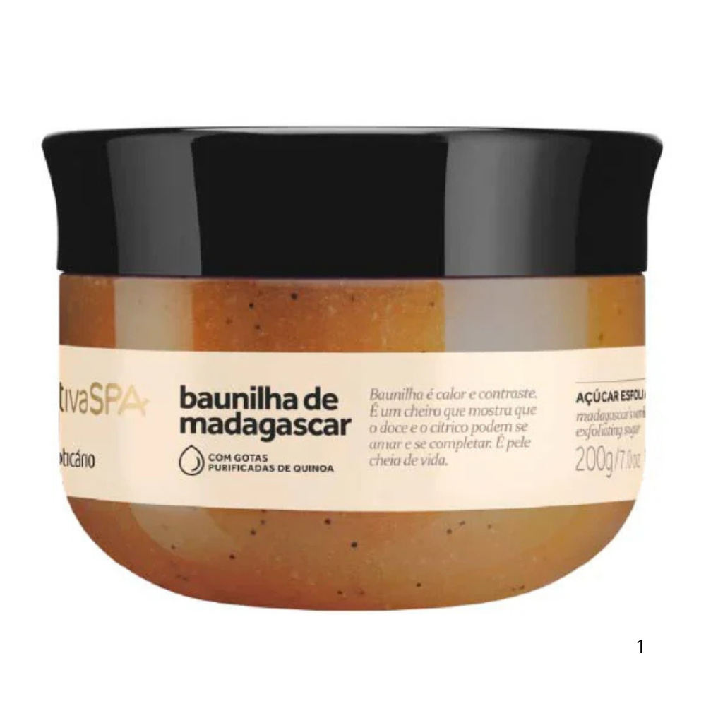 Esfoliante Açúcar Corporal Vanilla de Madagascar Nativa Spa 200g - O Boticário