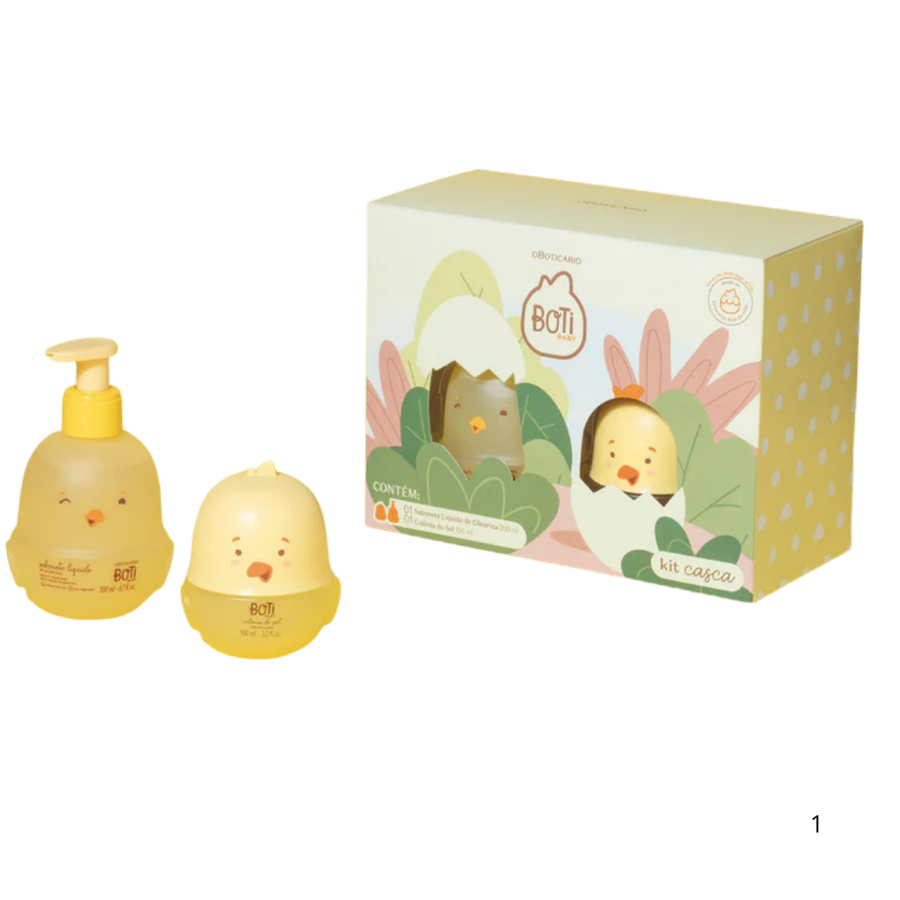 Kit Sabonete Líquido 200ml + Colônia 100ml Boti Baby - Boticario