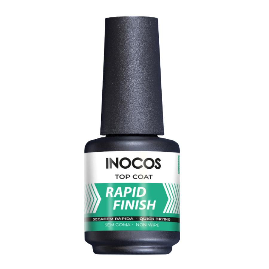 Verniz Gel Top Coat Rapid Finish 15ml - Inocos