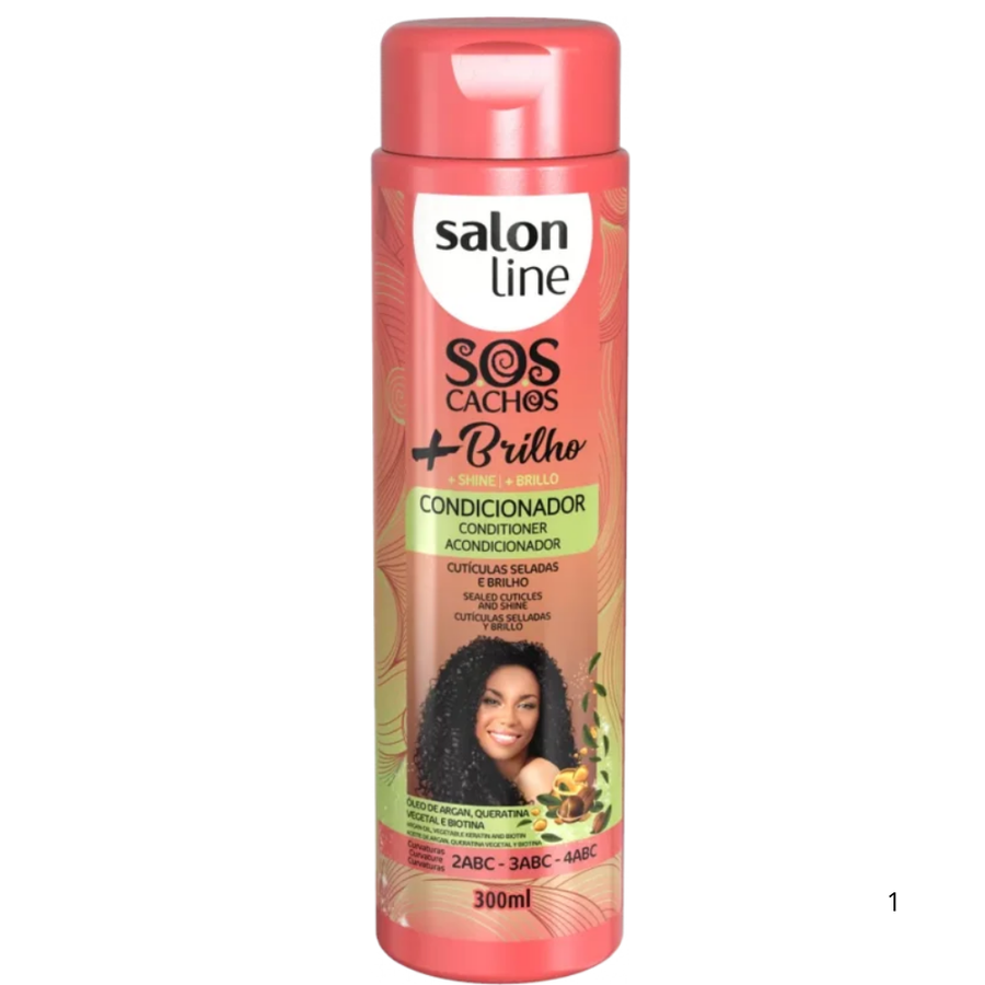 SOS Curls + Shine Conditioner 300ml - Salon Line