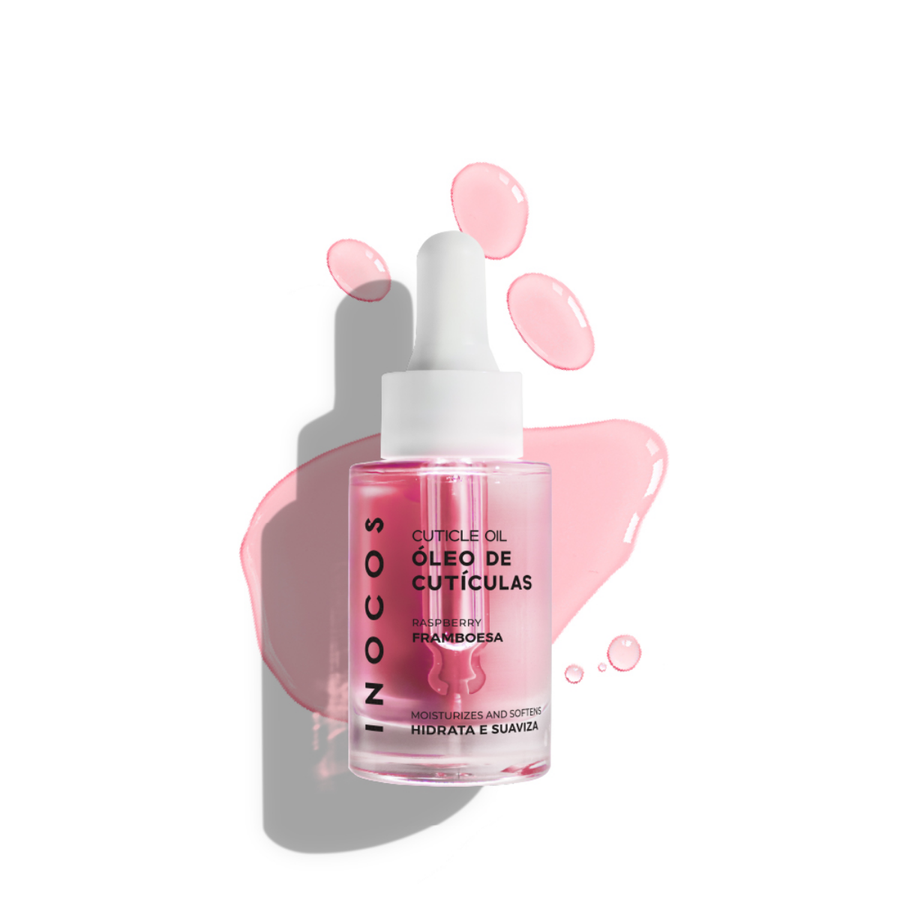 Óleo de Cutículas Framboesa 15ml - Inocos