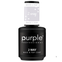 Purple - Base & Top Coat 2way 15ml