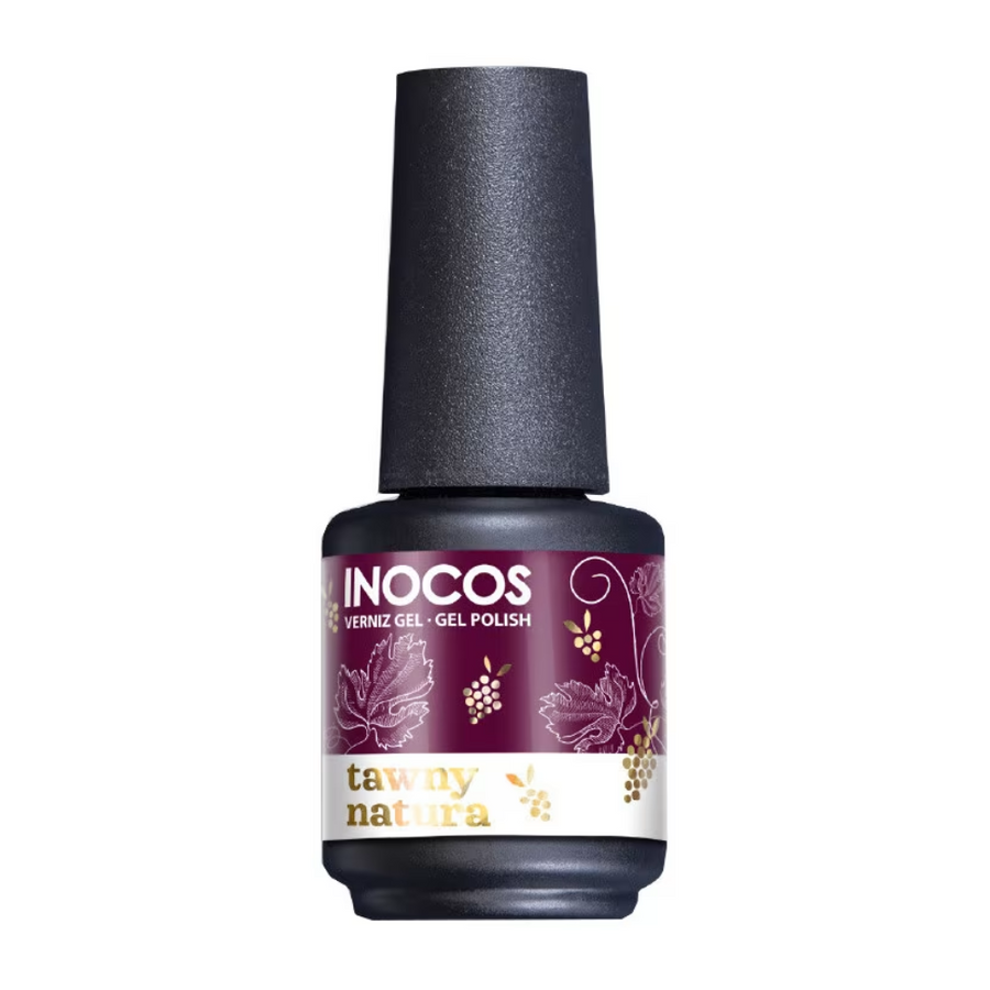 Verniz Gel Natura Lovers Wine - Tawny 15ml - Inocos