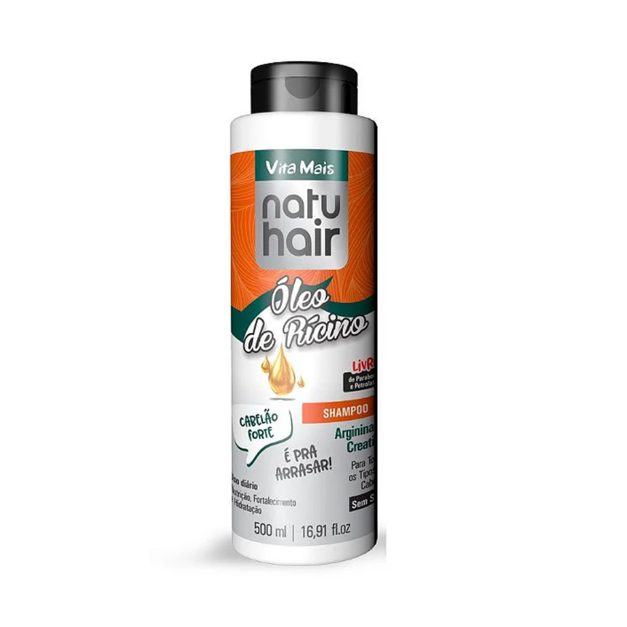 Natuhair Shampoo óleo de Rícino 500ml