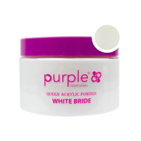 Queen Acrylic Powder White Bride 50g- Purple