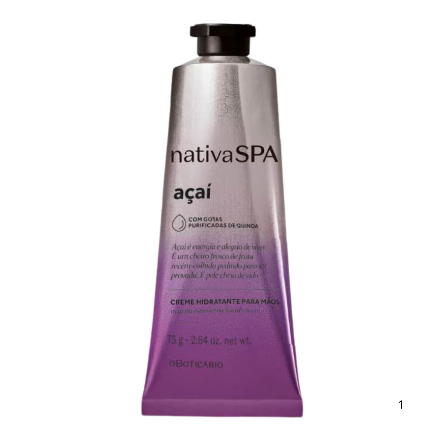 Creme de Mãos Açaí Nativa Spa 75g - O Boticário