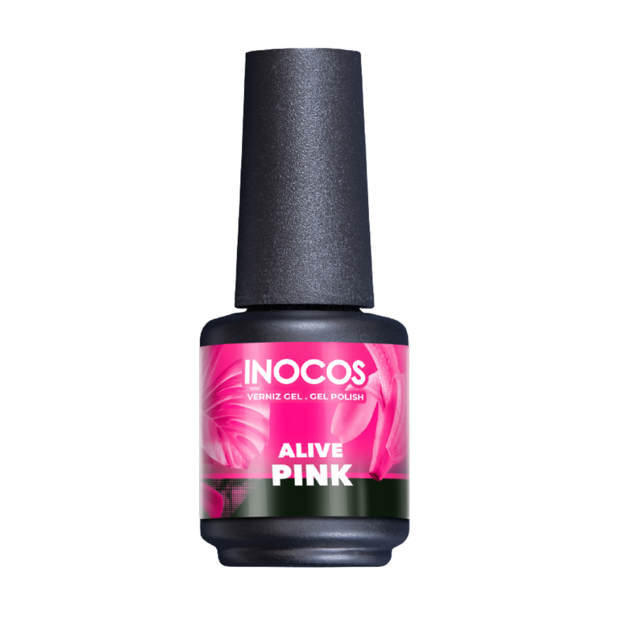 Verniz Gel CF3 Alive Pink 15ml - Inocos