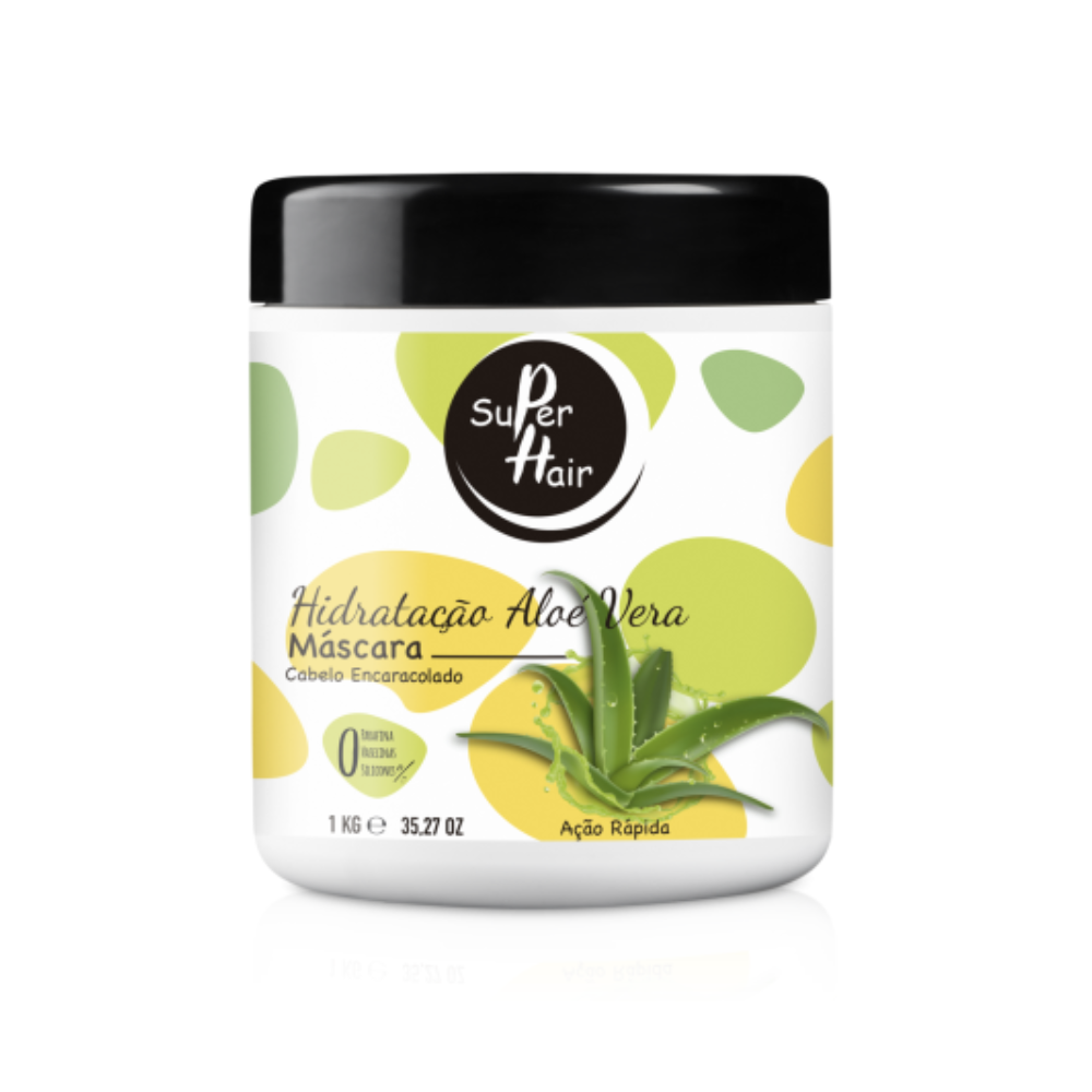 Máscara Hidratação Aloe Vera Cabelo Encaracolado 1Kg - Real Natura