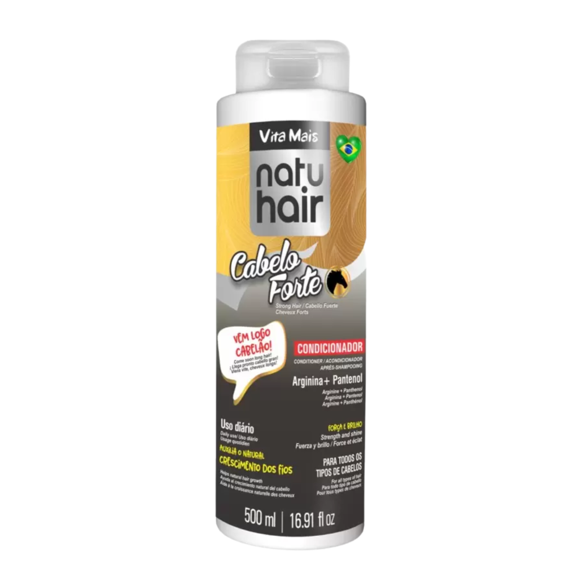 Condicionador Cabelo Forte 500ml - Natuhair