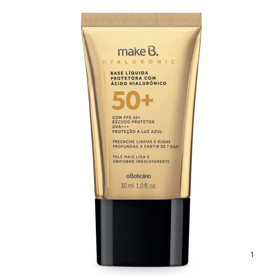 O Boticário Make B. Base Líquida Hyaluronic FPS50+ Tono 20 30ml