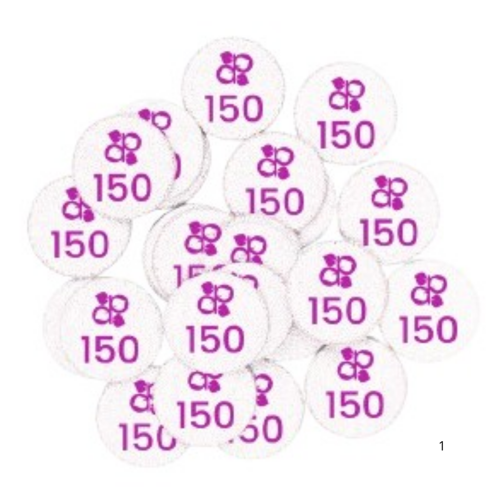 Recargas de Discos Adesivos 25mm Circulares 150 50 Unidades - Purple