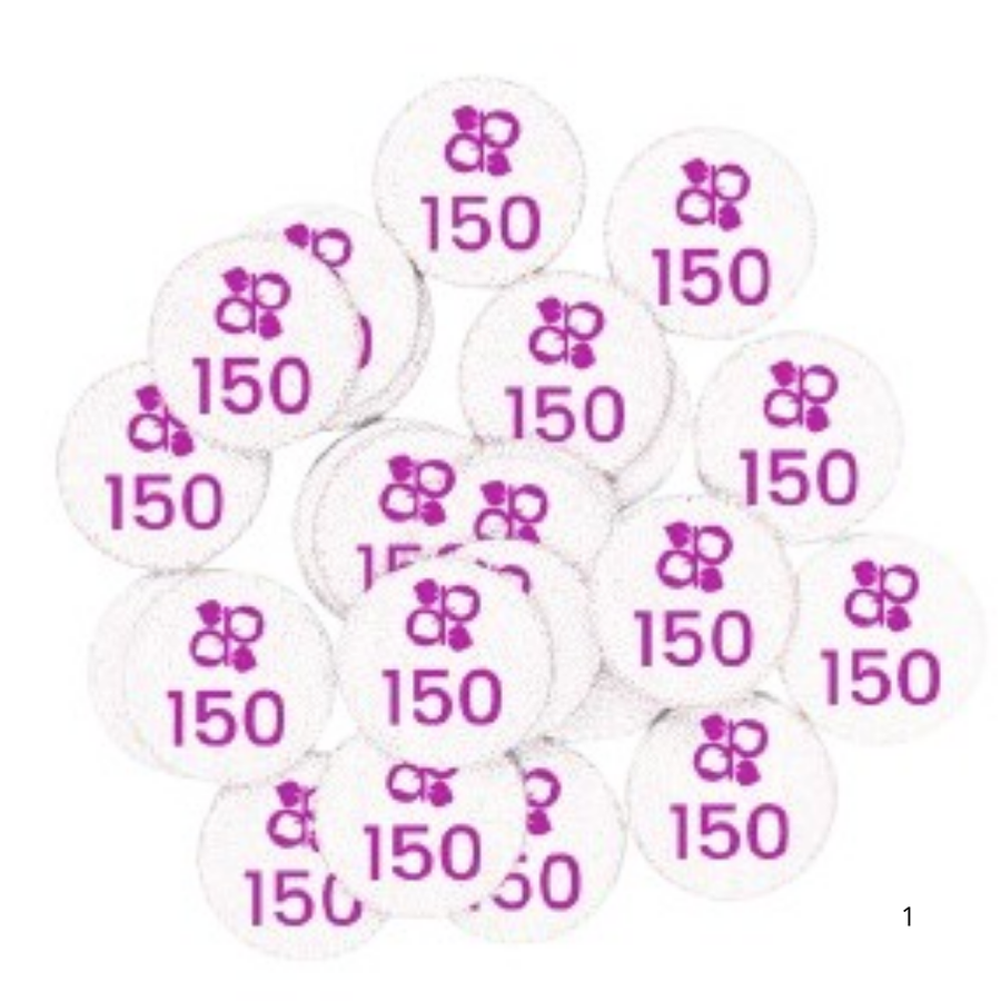 Recargas de Discos Adesivos 25mm Circulares 150 50 Unidades - Purple