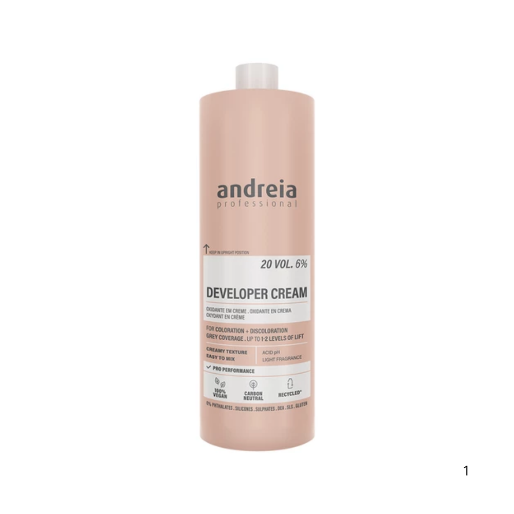 Developer Cream 20vol 1000ml - Andreia