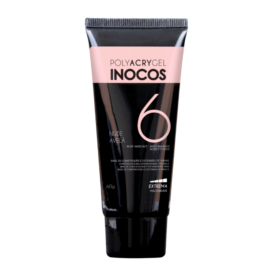 Polyacrygel Bisnaga Nude Avelã 60g - Inocos