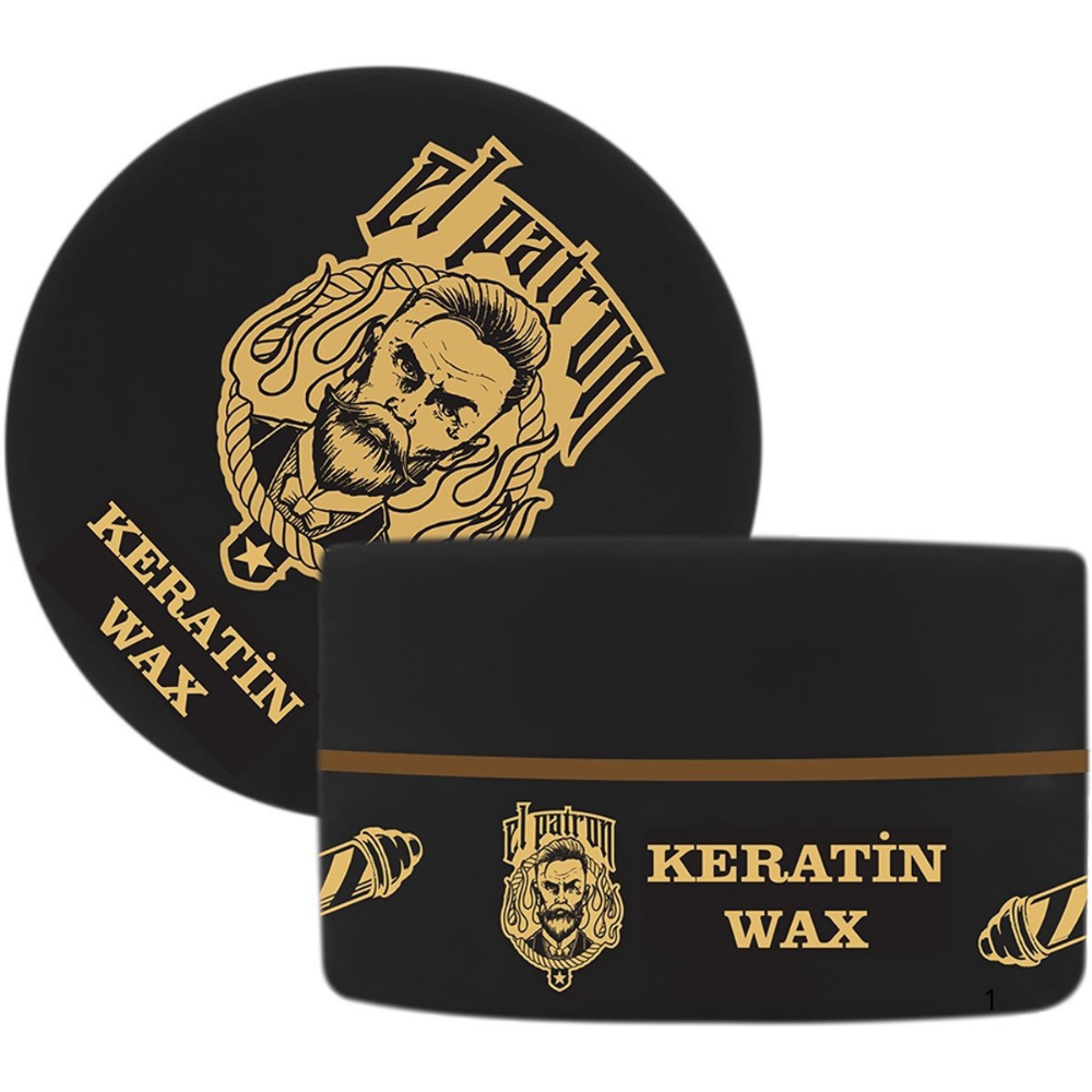 El Patron Keratin Wax 150 ml para modelar o cabelo