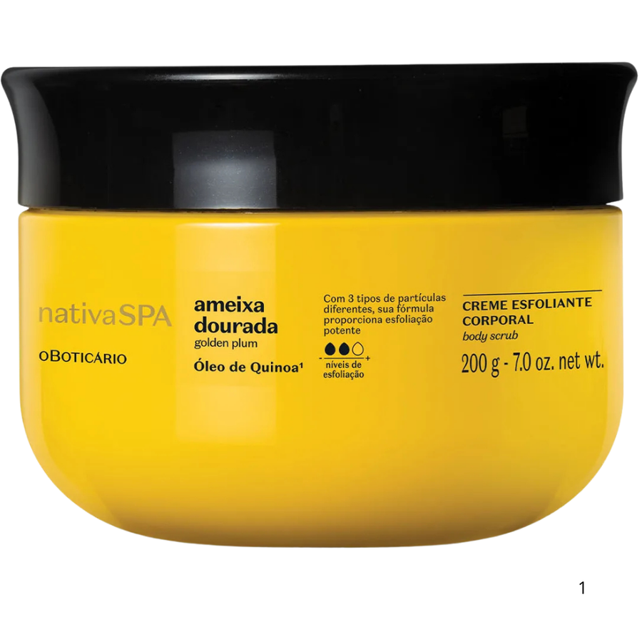Esfoliante Corporal em Creme Ameixa Negra Nativa Spa 200g - O Boticário