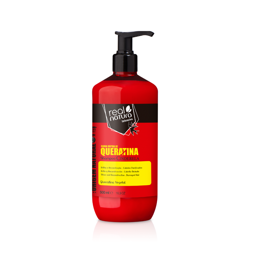 Cinderella Quick Charge Keratin Salt-Free Shampoo 500ml - Real Natura