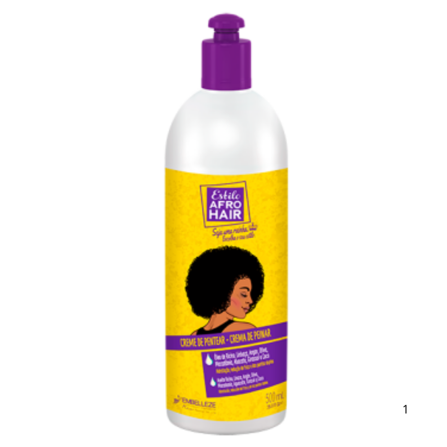 Real Natura - Creme de Pentear Cachos Crush Açaí e Abacate 1Litro