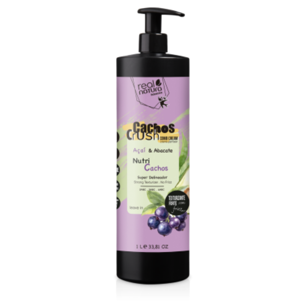 Real Natura - Creme de Pentear Cachos Crush Açaí e Abacate 1kg