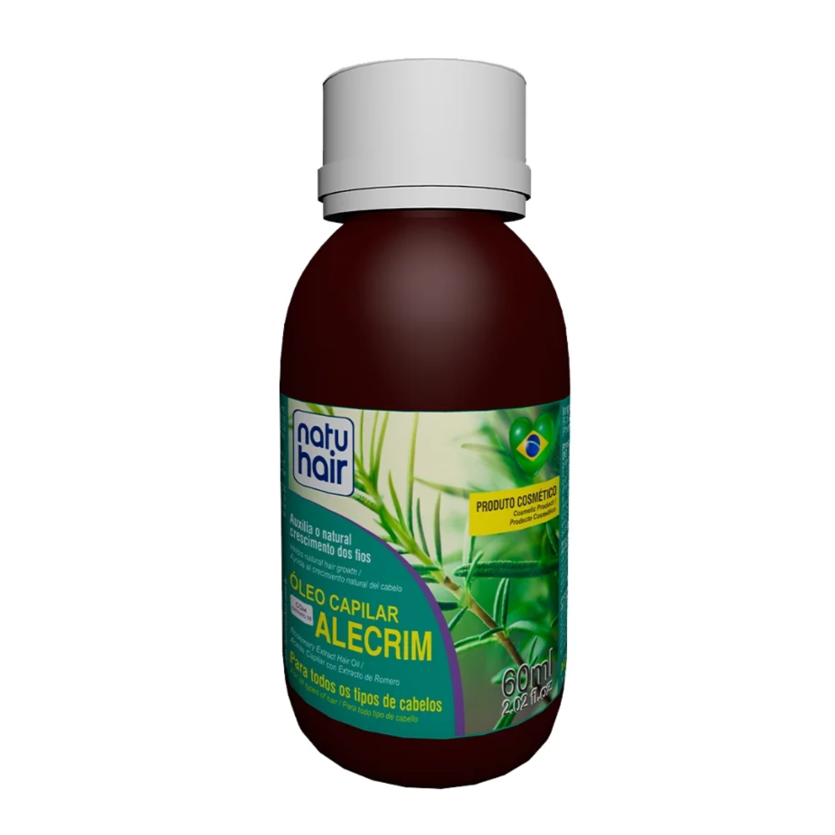 Óleo Capilar Alecrim 60ml - Natuhair
