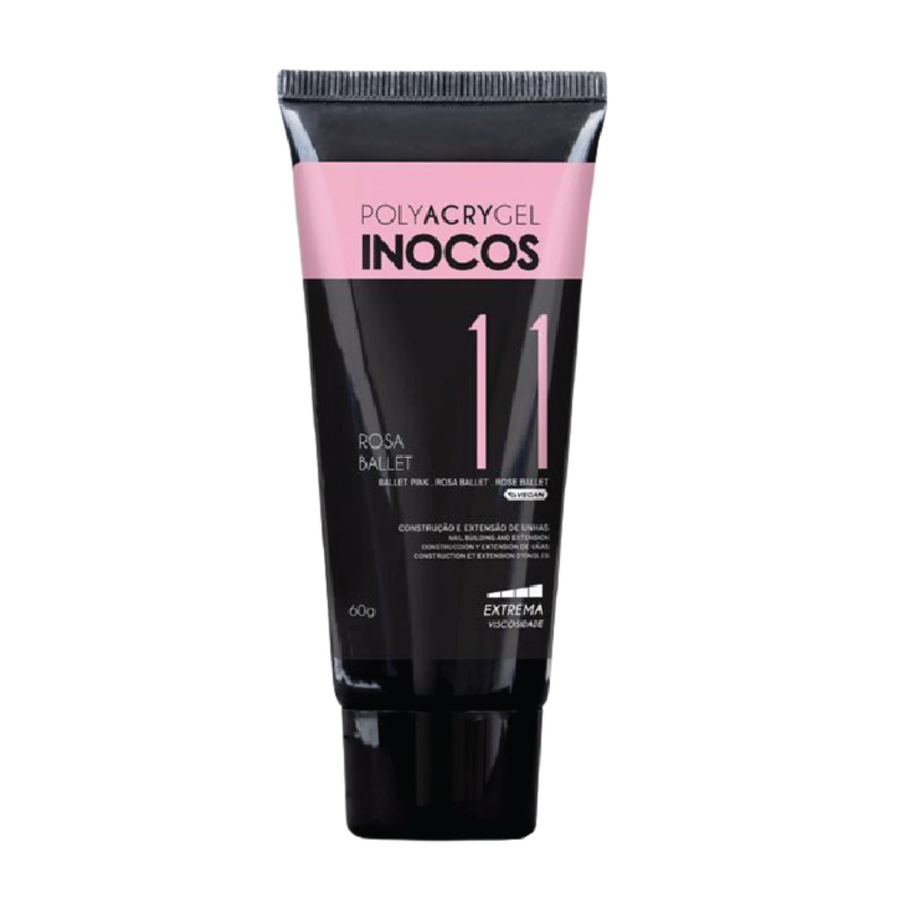 Polyacrygel Bisnaga 11 Rosa Ballet 60g - Inocos