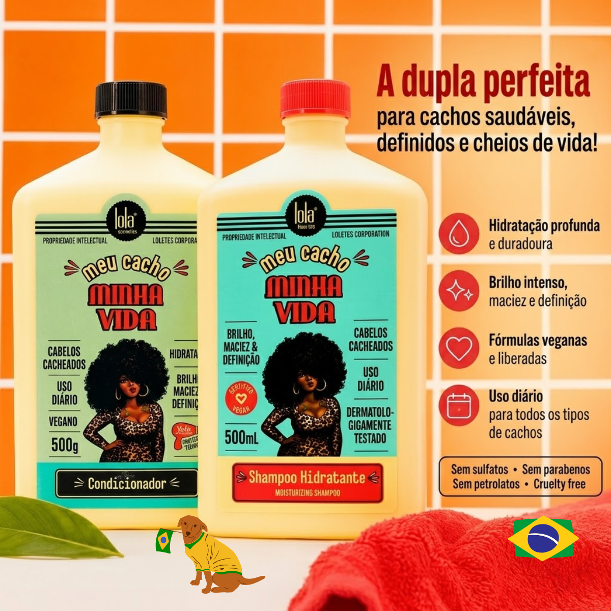 Kit Lola Cosmetics Meu Cacho Minha Vida Duo (2 Produtos)