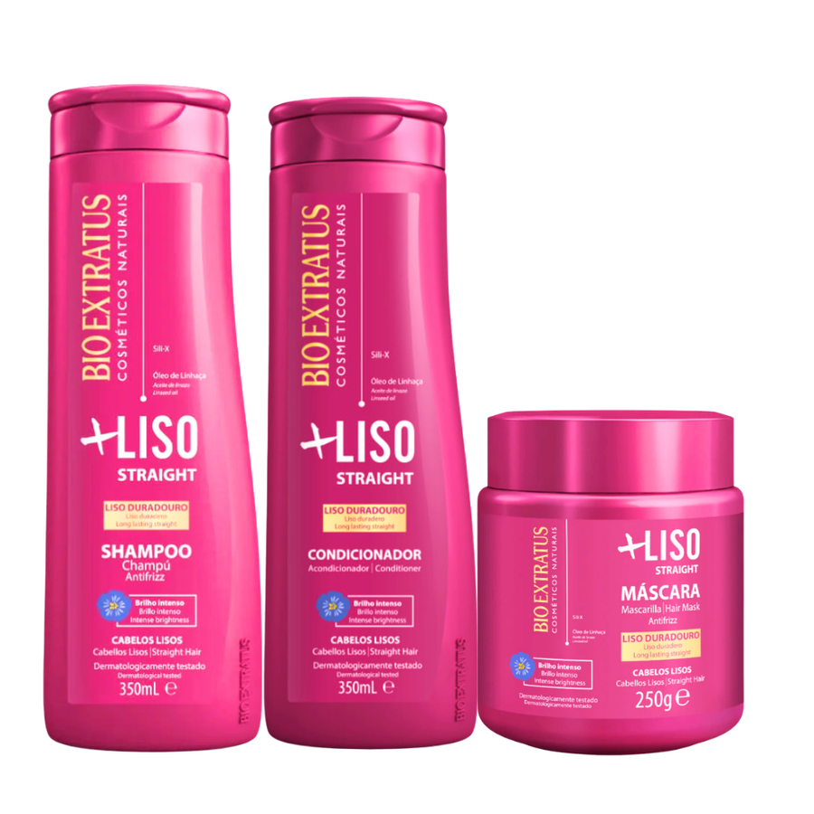 Bio Extratus Kit +Liso (3 produtos)