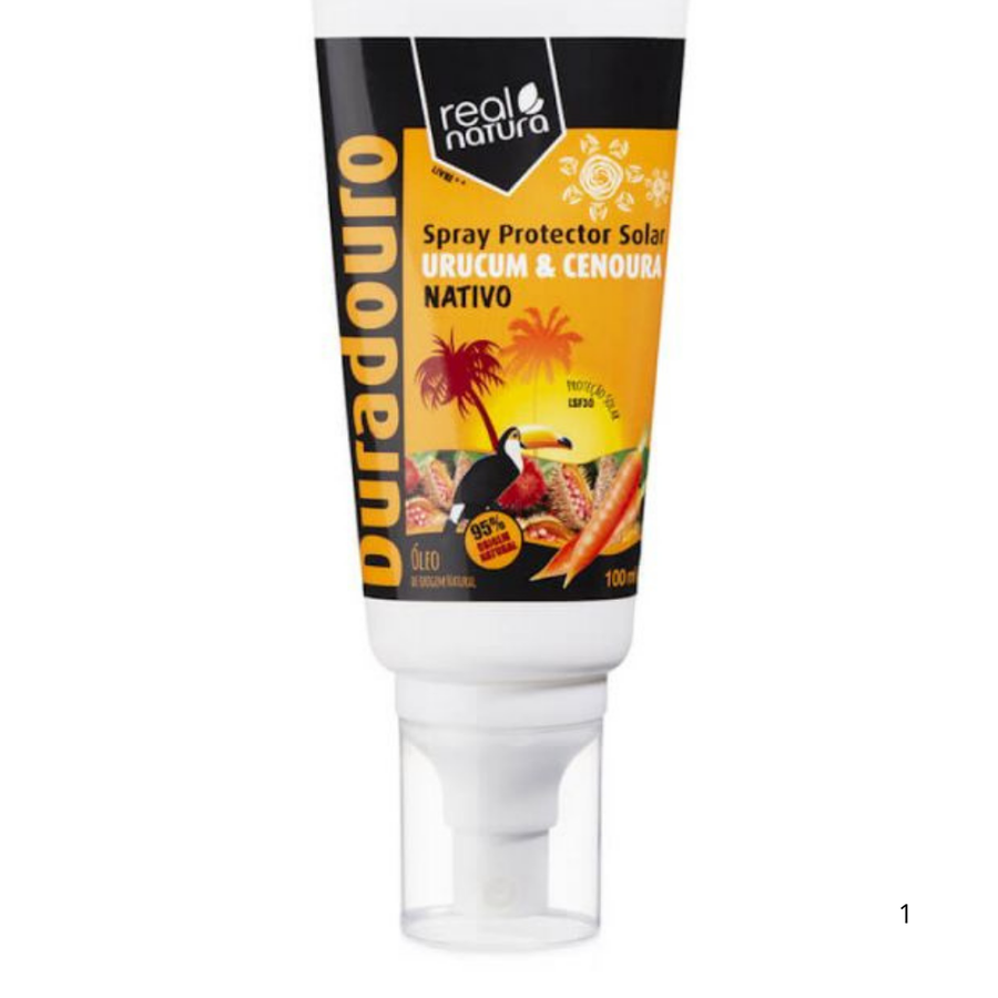 Protector Solar Spray Urucum e Cenoura 100ml-Real Natura