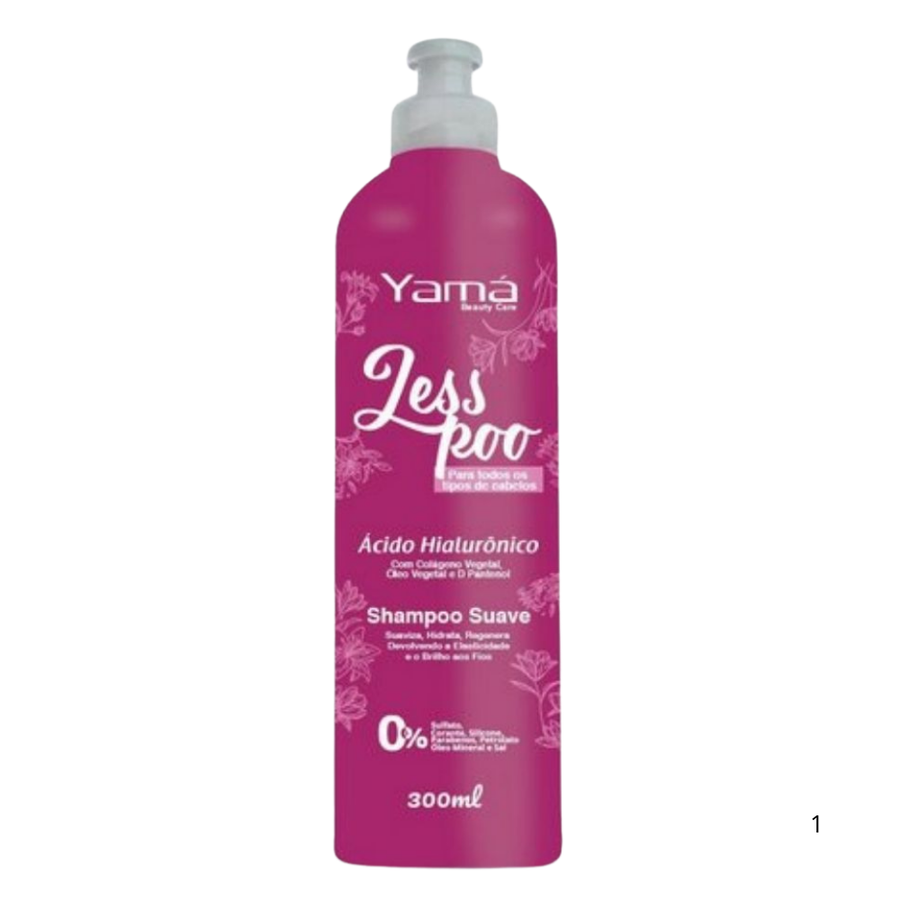 Shampoo Suave Care Less Poo Ácido Hialurônico 300ml - Yamasterol